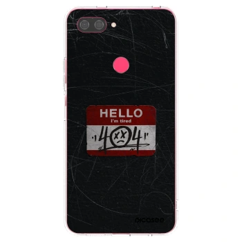 Picasee silikonska prozirna maskica za Xiaomi Mi 8 Lite - HELLO 404