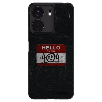 Picasee crna silikonska maskica za Xiaomi Redmi 13C 4G - HELLO 404