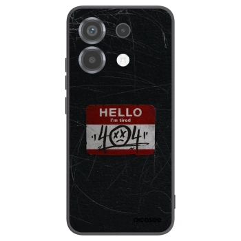 Picasee crna silikonska maskica za Xiaomi Poco X6 - HELLO 404