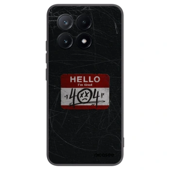 Picasee crna silikonska maskica za Xiaomi Poco X6 Pro - HELLO 404