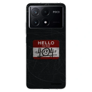 Picasee silikonska prozirna maskica za Xiaomi Poco X6 Pro - HELLO 404