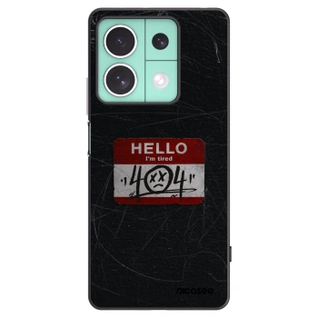 Picasee crna silikonska maskica za Xiaomi Redmi Note 13 5G - HELLO 404