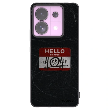 Picasee crna silikonska maskica za Xiaomi Redmi Note 13 Pro 5G - HELLO 404