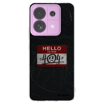 Picasee silikonska prozirna maskica za Xiaomi Redmi Note 13 Pro 5G - HELLO 404