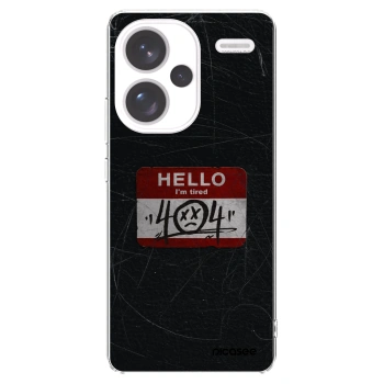 Picasee silikonska prozirna maskica za Xiaomi Redmi Note 13 Pro+ 5G - HELLO 404
