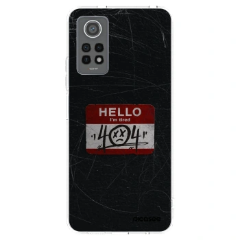 Picasee silikonska prozirna maskica za Xiaomi Redmi Note 12 Pro 4G - HELLO 404