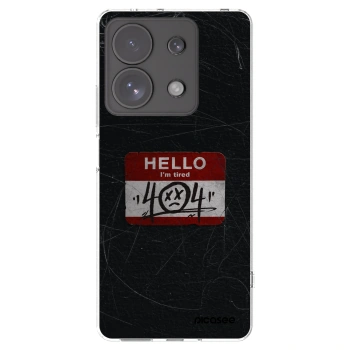 Picasee silikonska prozirna maskica za Xiaomi Redmi Note 13 Pro 4G - HELLO 404