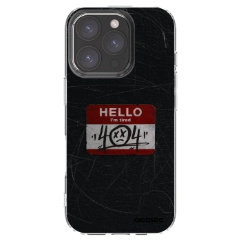 Picasee silikonska prozirna maskica za Apple iPhone 16 Pro - HELLO 404