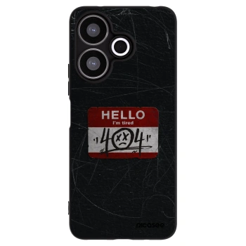 Picasee crna silikonska maskica za Xiaomi Redmi 13 4G - HELLO 404