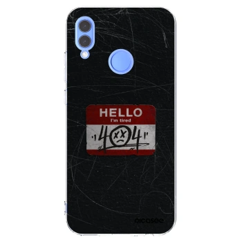 Picasee silikonska prozirna maskica za Honor 10 Lite - HELLO 404