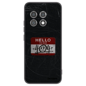 Picasee crna silikonska maskica za OnePlus 11 5G - HELLO 404