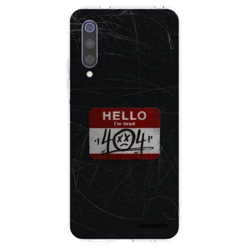 Picasee silikonska prozirna maskica za Xiaomi Mi 9 - HELLO 404