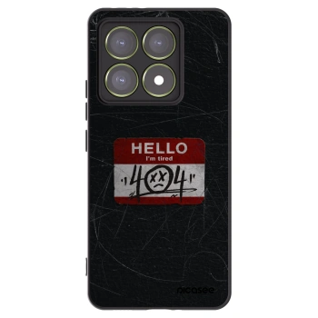 Picasee crna silikonska maskica za Xiaomi 14T - HELLO 404