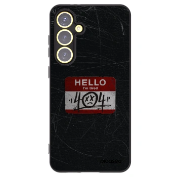 Picasee crna silikonska maskica za Samsung Galaxy S24 FE S721B - HELLO 404