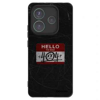 Picasee crna silikonska maskica za Xiaomi Redmi Note 14 5G - HELLO 404