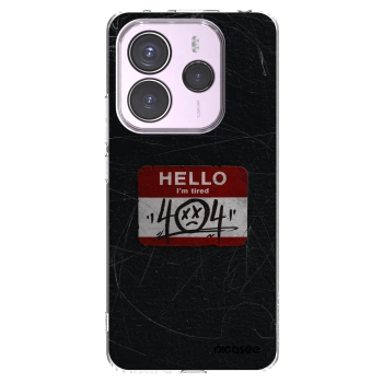 Picasee silikonska prozirna maskica za Xiaomi Redmi Note 14 5G - HELLO 404