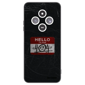 Picasee crna silikonska maskica za Xiaomi Redmi 14C - HELLO 404