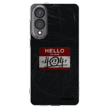 Picasee silikonska prozirna maskica za Samsung Galaxy S25 Edge 5G - HELLO 404