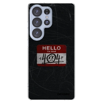 Picasee silikonska prozirna maskica za Samsung Galaxy S25 Ultra 5G - HELLO 404