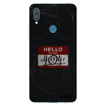 Picasee silikonska prozirna maskica za Huawei Y7 2019 - HELLO 404