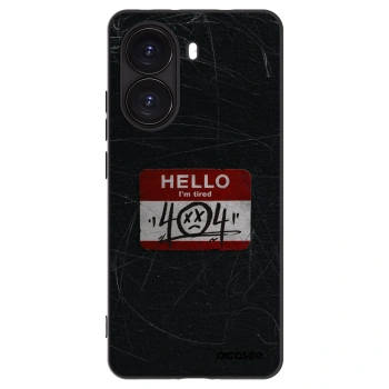 Picasee crna silikonska maskica za Xiaomi Poco X7 Pro 5G - HELLO 404