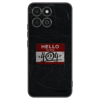 Picasee crna silikonska maskica za Honor 200 Smart 5G - HELLO 404