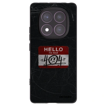 Picasee crna silikonska maskica za Xiaomi Redmi Note 14 Pro 4G - HELLO 404
