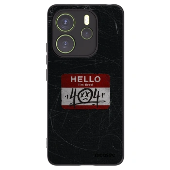 Picasee crna silikonska maskica za Xiaomi Redmi Note 14 4G - HELLO 404