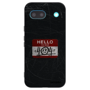 Picasee crna silikonska maskica za Google Pixel 8a - HELLO 404