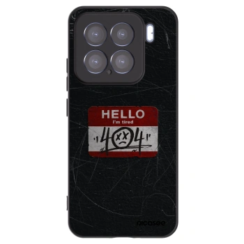 Picasee crna silikonska maskica za Xiaomi 15 - HELLO 404