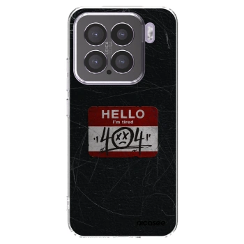 Picasee silikonska prozirna maskica za Xiaomi 15 - HELLO 404