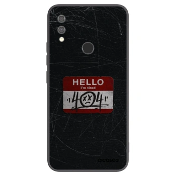 Picasee crna silikonska maskica za Xiaomi Redmi Note 7 - HELLO 404