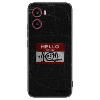 Picasee crna silikonska maskica za Motorola Moto G05 - HELLO 404