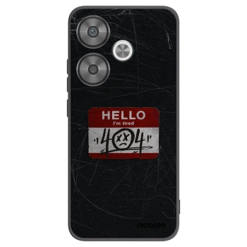 Picasee crna silikonska maskica za Xiaomi Poco F6 - HELLO 404