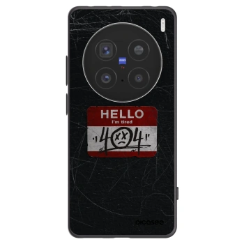 Picasee crna silikonska maskica za Vivo X200 Pro - HELLO 404