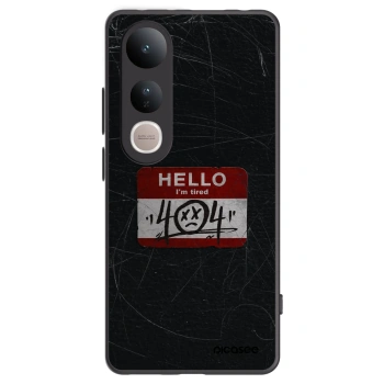 Picasee crna silikonska maskica za Vivo V50 Lite 5G - HELLO 404