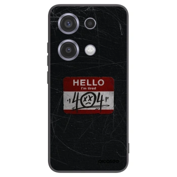 Picasee crna silikonska maskica za Xiaomi Redmi Note 14S - HELLO 404