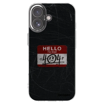 Picasee silikonska prozirna maskica za Apple iPhone 17 - HELLO 404