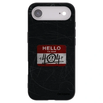Picasee crna silikonska maskica za Apple iPhone Air - HELLO 404