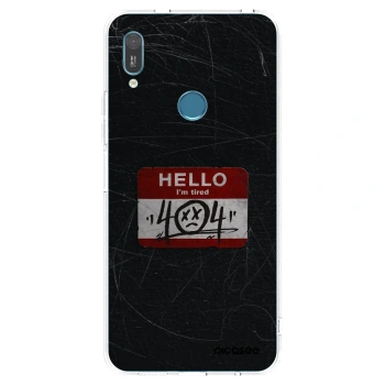 Picasee silikonska prozirna maskica za Huawei Y6 2019 - HELLO 404