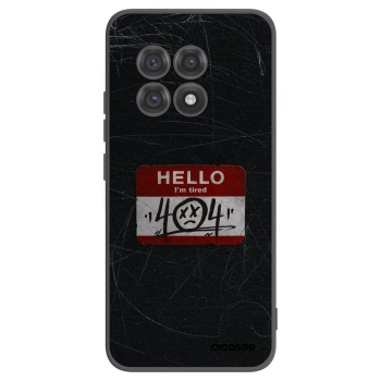 Picasee crna silikonska maskica za OnePlus 13R 5G - HELLO 404