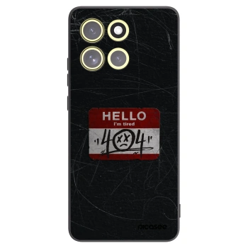 Picasee crna silikonska maskica za Motorola Moto G86 5G - HELLO 404