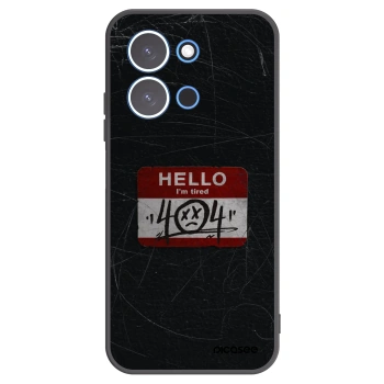 Picasee crna silikonska maskica za Xiaomi Redmi 15C 4G - HELLO 404
