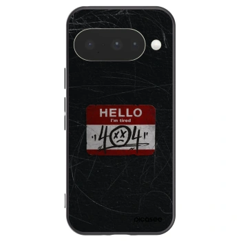 Picasee crna silikonska maskica za Google Pixel 10 - HELLO 404