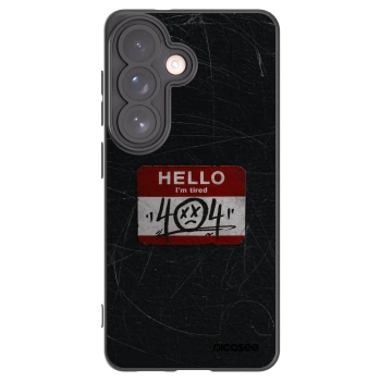 Picasee crna silikonska maskica za Samsung Galaxy S26 - HELLO 404
