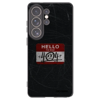 Picasee crna silikonska maskica za Samsung Galaxy S26 Ultra - HELLO 404
