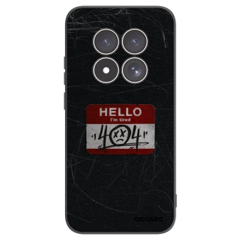 Picasee crna silikonska maskica za Xiaomi Redmi Note 15 Pro 5G - HELLO 404