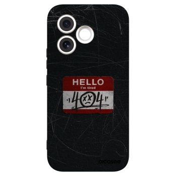 Picasee crna silikonska maskica za Honor 600 Lite - HELLO 404