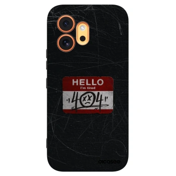 Picasee crna silikonska maskica za Honor 600 - HELLO 404