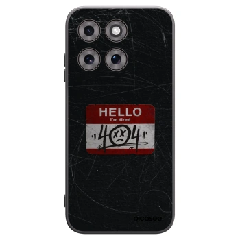 Picasee crna silikonska maskica za Motorola Moto G77 - HELLO 404